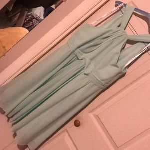 Mint green cocktail dress -